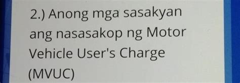 anong sasakyan ang nasasakop sa mvuc